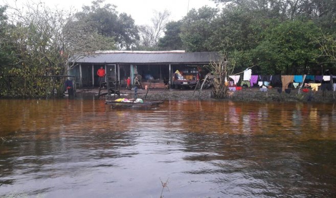 Las intensas lluvias dejan en estado crítico a Yabebyry