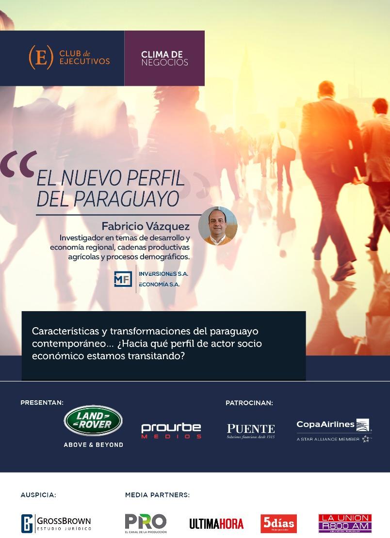 Realizan conferencia sobre “El nuevo perfil del Paraguayo” para negocios