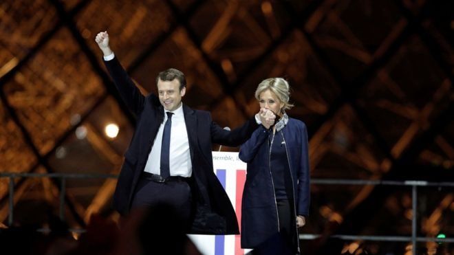 Brigitte Trogneux, la mujer que pasó de ser maestra de Emmanuel Macron a primera dama de Francia