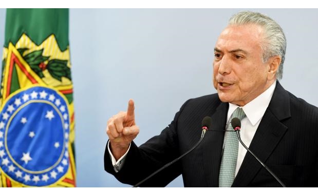 Temer pidió a Tribunal de Justicia que suspenda investigación contra él porque dice que “la grabación es fraudulenta”