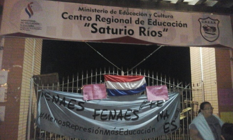 “Vamos a darle una solución a esta situación”, afirman desde el MEC sobre toma del colegio Saturio Ríos