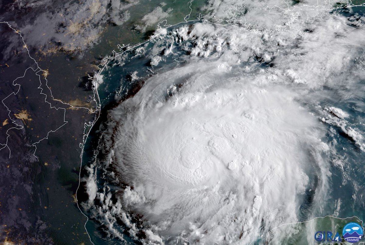 Alerta máxima en Texas por llegada del poderoso huracán Harvey