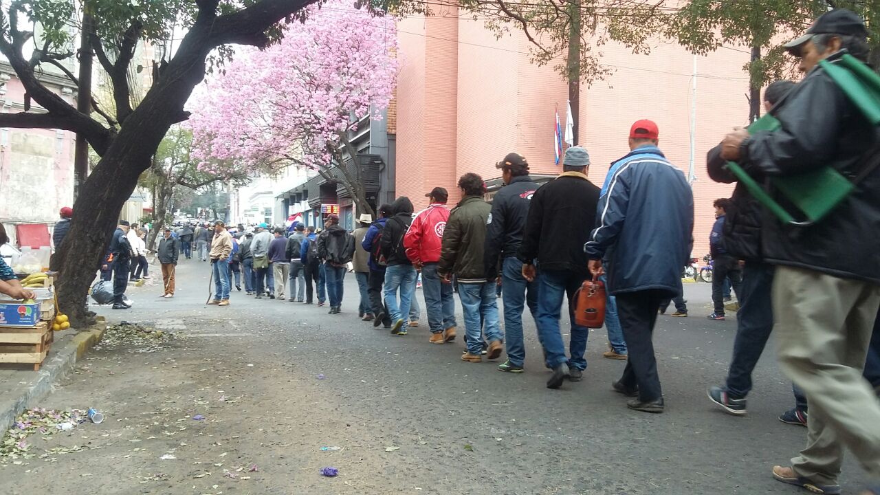 Campesinos buscarán llegar a Mburuvicha Róga