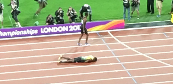 Triste despedida: Los últimos segundos de Usain Bolt en una pista de atletismo