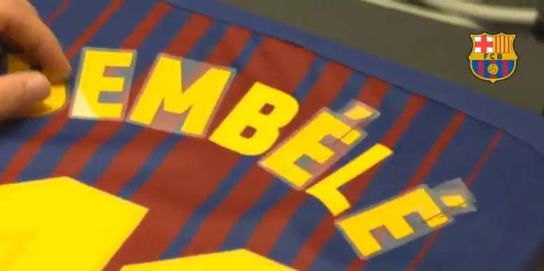 Polémica en medio de la dorsal que usará Dembélé en el Barcelona