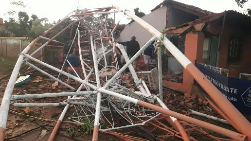 Más de 2.000 viviendas afectadas por temporal en Caaguazú