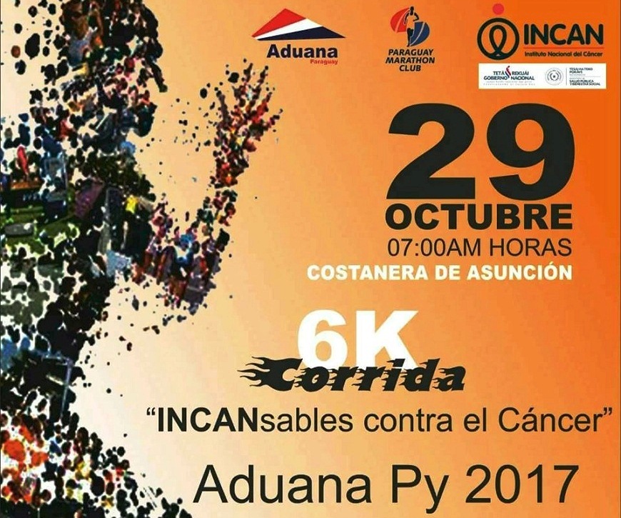 Corrida solidaria a favor del Instituto  Nacional  del  Cáncer