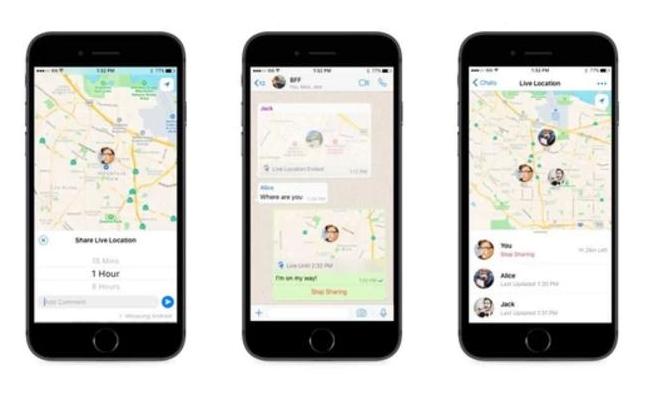 Ya se puede conocer el recorrido en tiempo real de los usuarios en WhatsApp