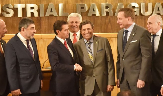 Empresarios paraguayos pidieron a Peña Nieto cerrar acuerdo comercial