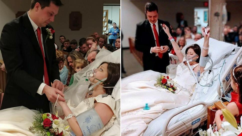 La mujer que da su sí al matrimonio 18 horas antes de fallecer