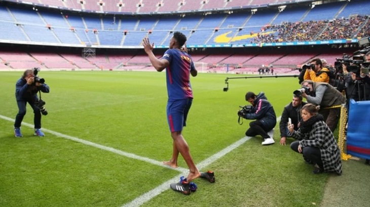 Yerry Mina quiere “Conquistar el Camp Nou”