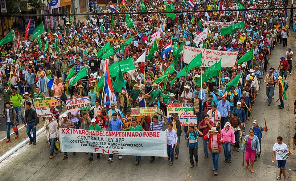 Labriegos marcharán por la reforma agraria