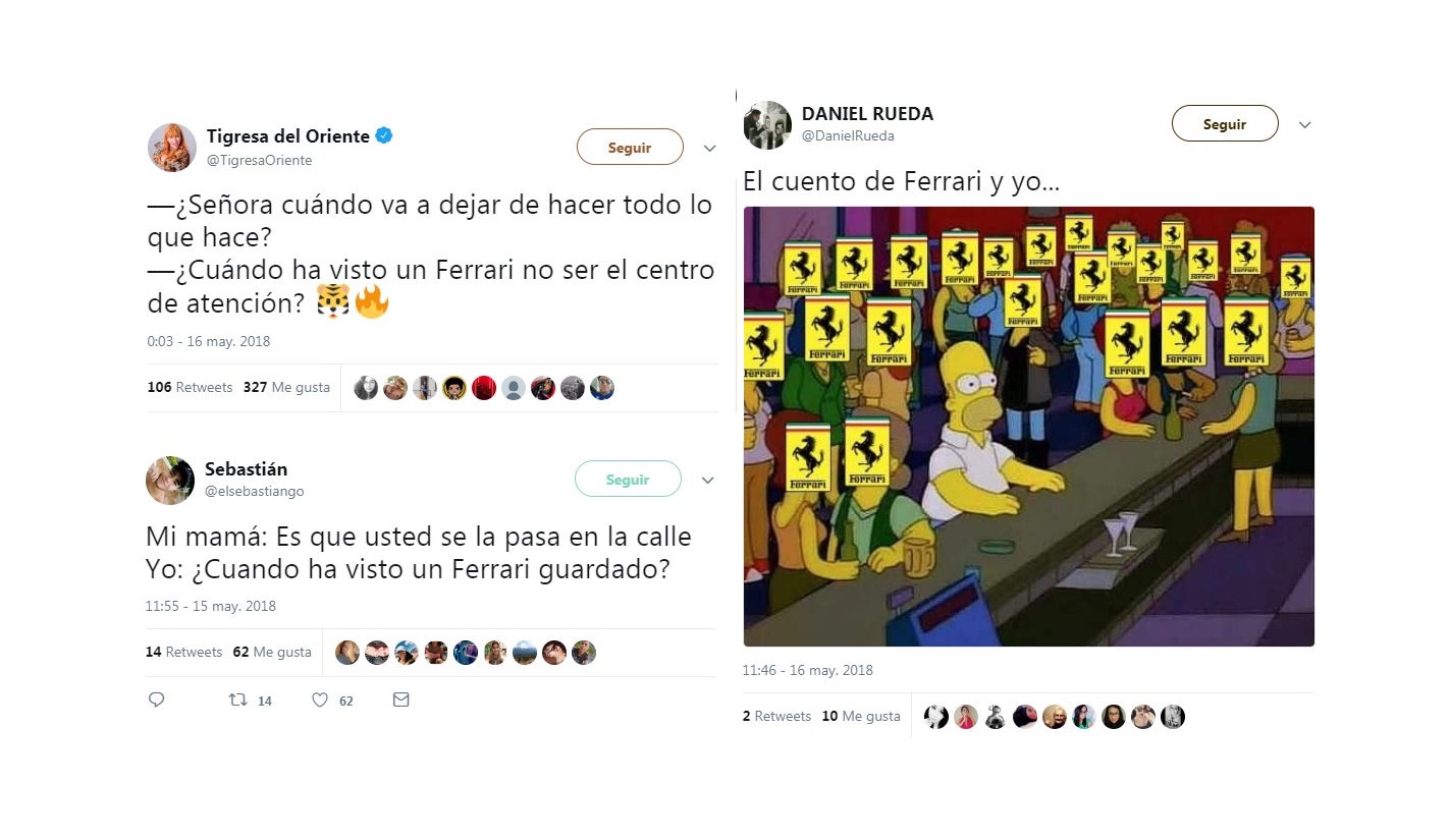 ¿De dónde surgió la tendencia #Ferrari en Twitter?