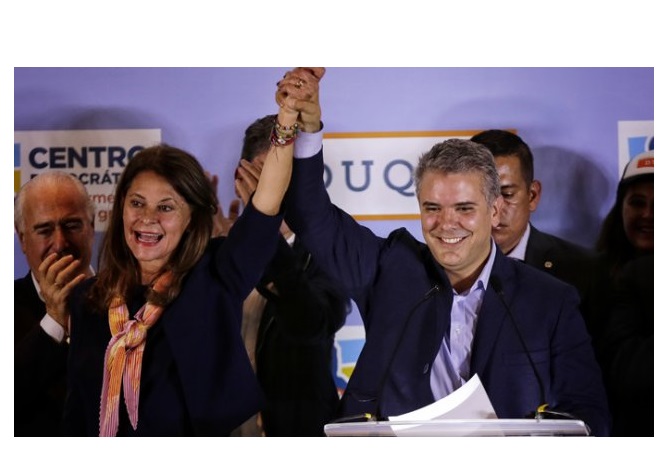 Iván Duque gana la segunda vuelta en elecciones presidenciales en Colombia