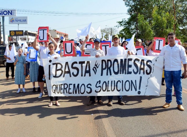 El norte prepara una nueva marcha en recordación de cuarto aniversario de secuestro de Edelio Morínigo