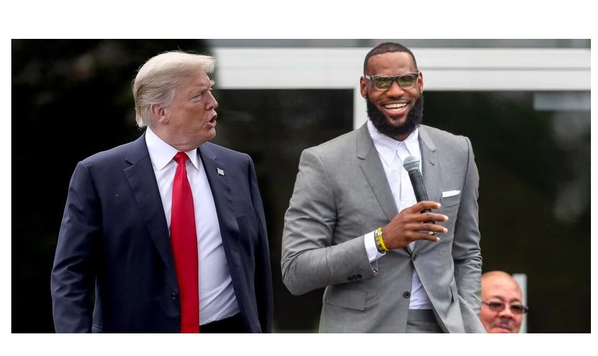 Donald Trump contraataca a LeBron James: “Le hacen parecer inteligente y eso no es fácil”