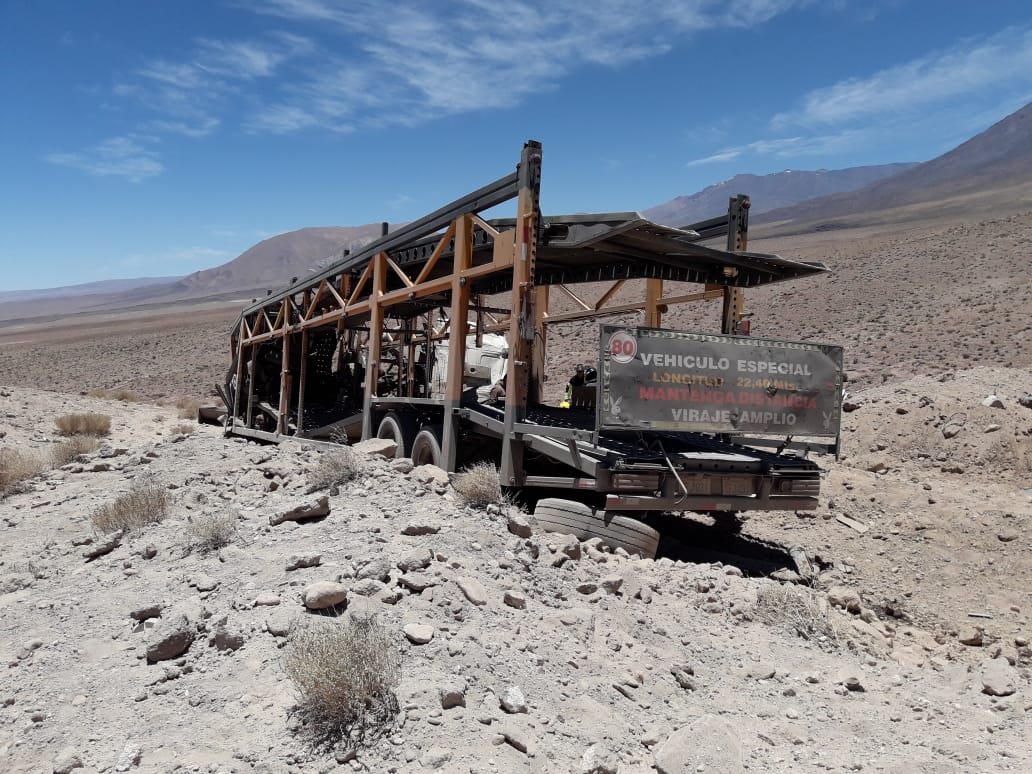 Paraguayo muere en accidente en desierto de Chile