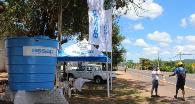 Operativo Caacupé: ESSAP organiza provisión de agua potable para peregrinos