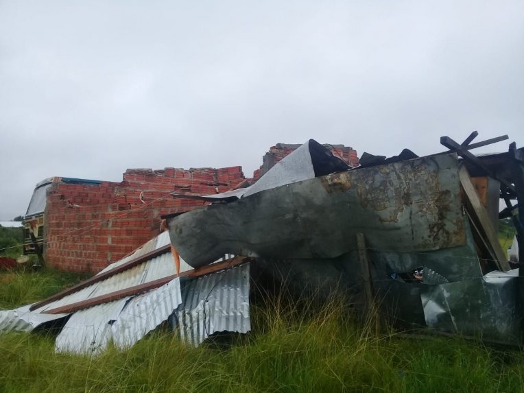 Tormentas provocaron graves daños en el sur