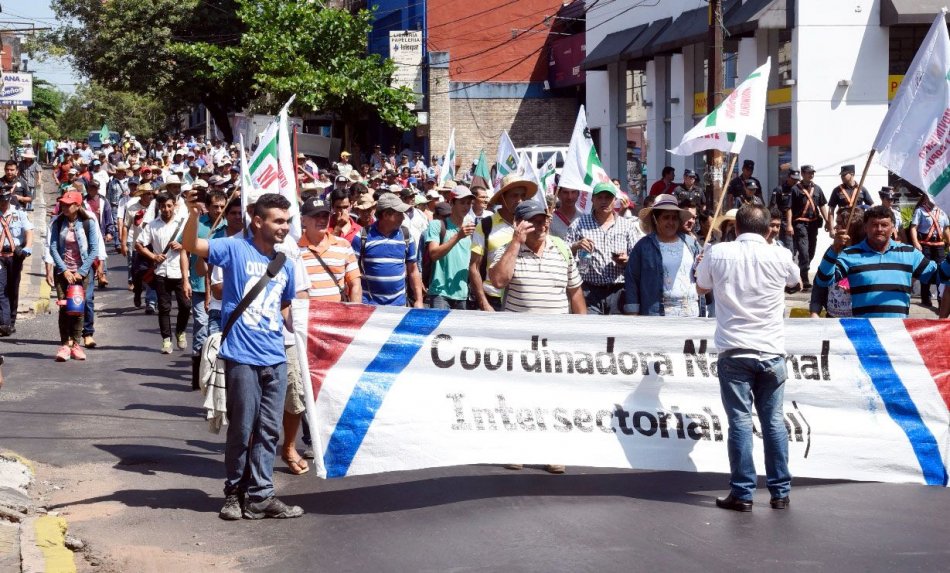 El itinerario de la marcha campesina de hoy