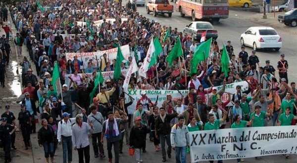 Desde hoy parten rumbo a Asunción los primeros campesinos para participar de la marcha