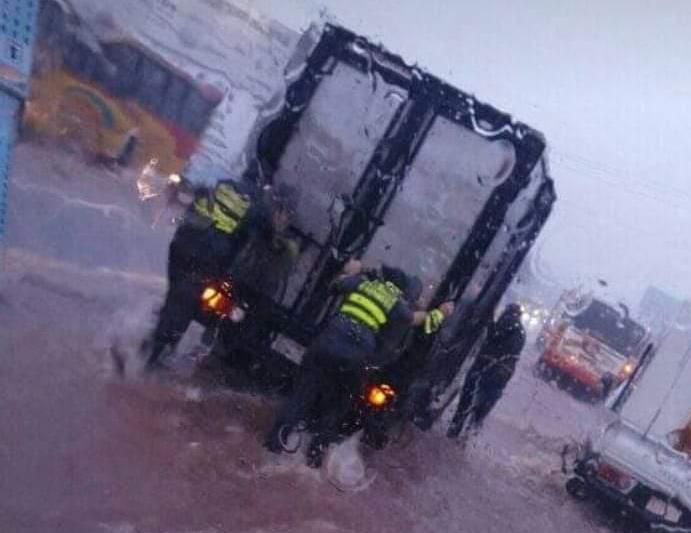 Temporal movilizó a patrulleras en gran Asunción