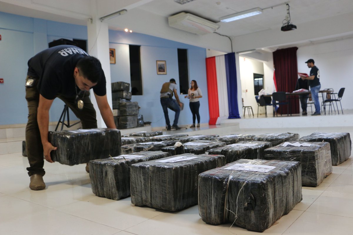 Más de una tonelada de marihuana cayó en Villeta