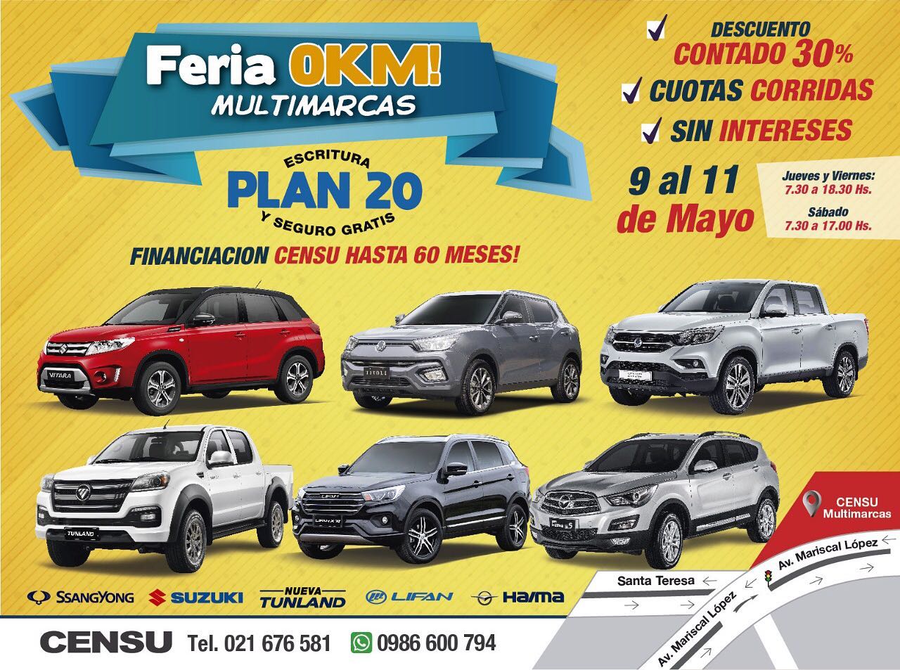 Nueva Feria Multimarcas de Censu