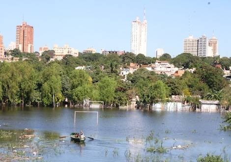El río Paraguay bajará a mediados del mes de junio
