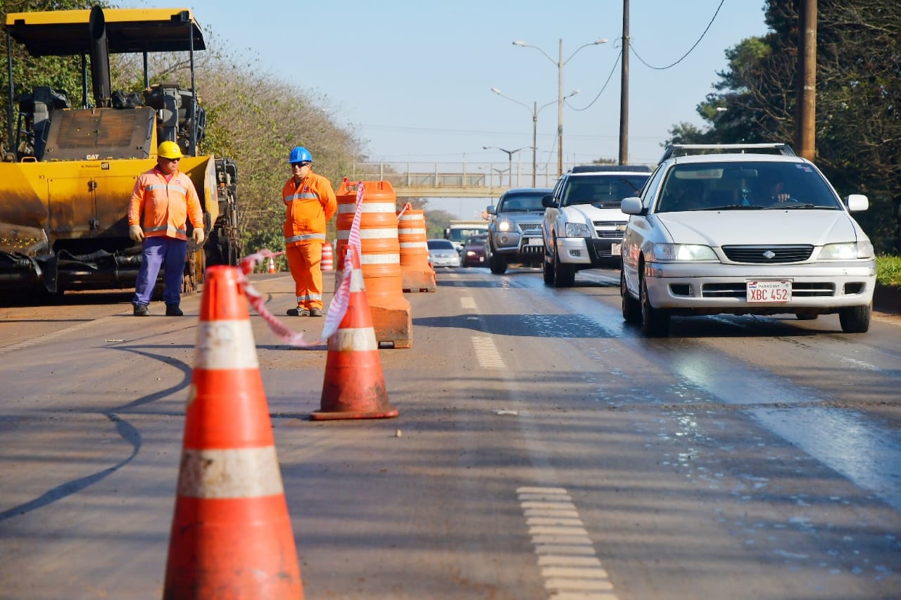 Finalizan obras de desvíos del Multiviaducto de Ciudad del Este y alista intervención en la ruta 7