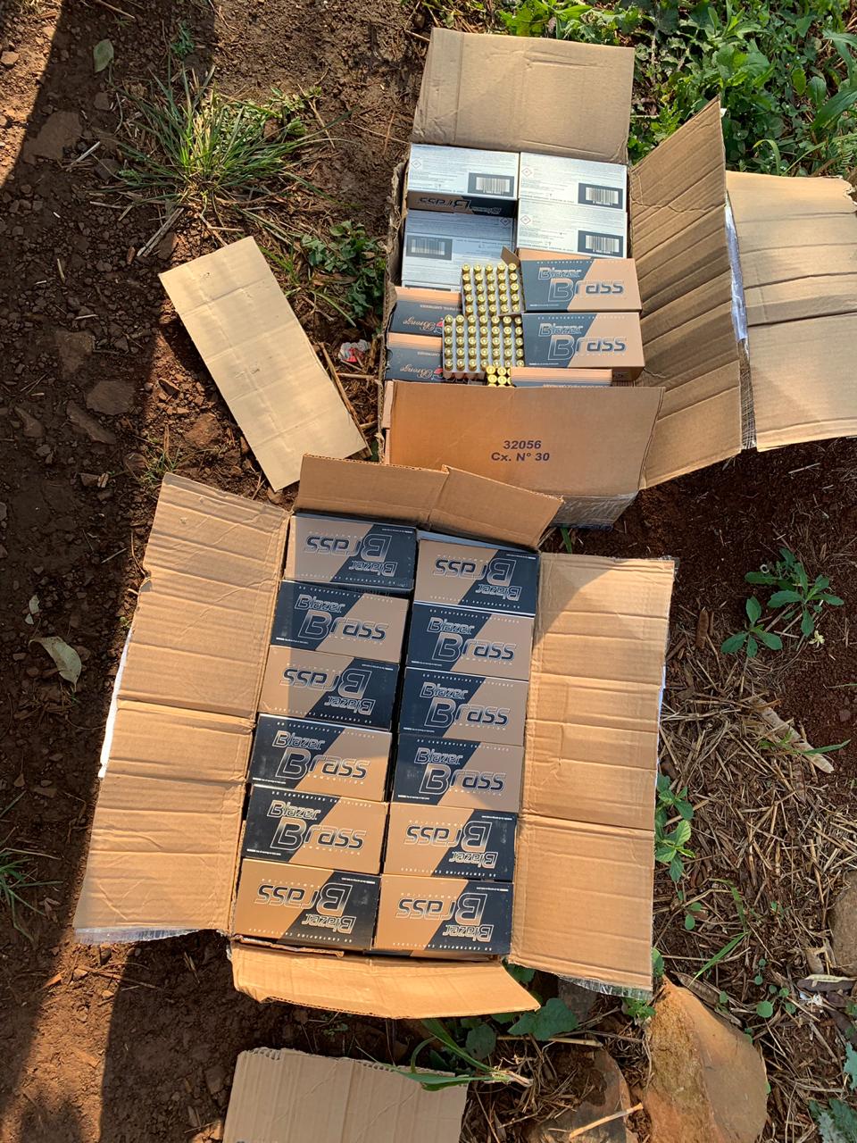 SENAD incautó 80 cajas de municiones en control en Hernandarias