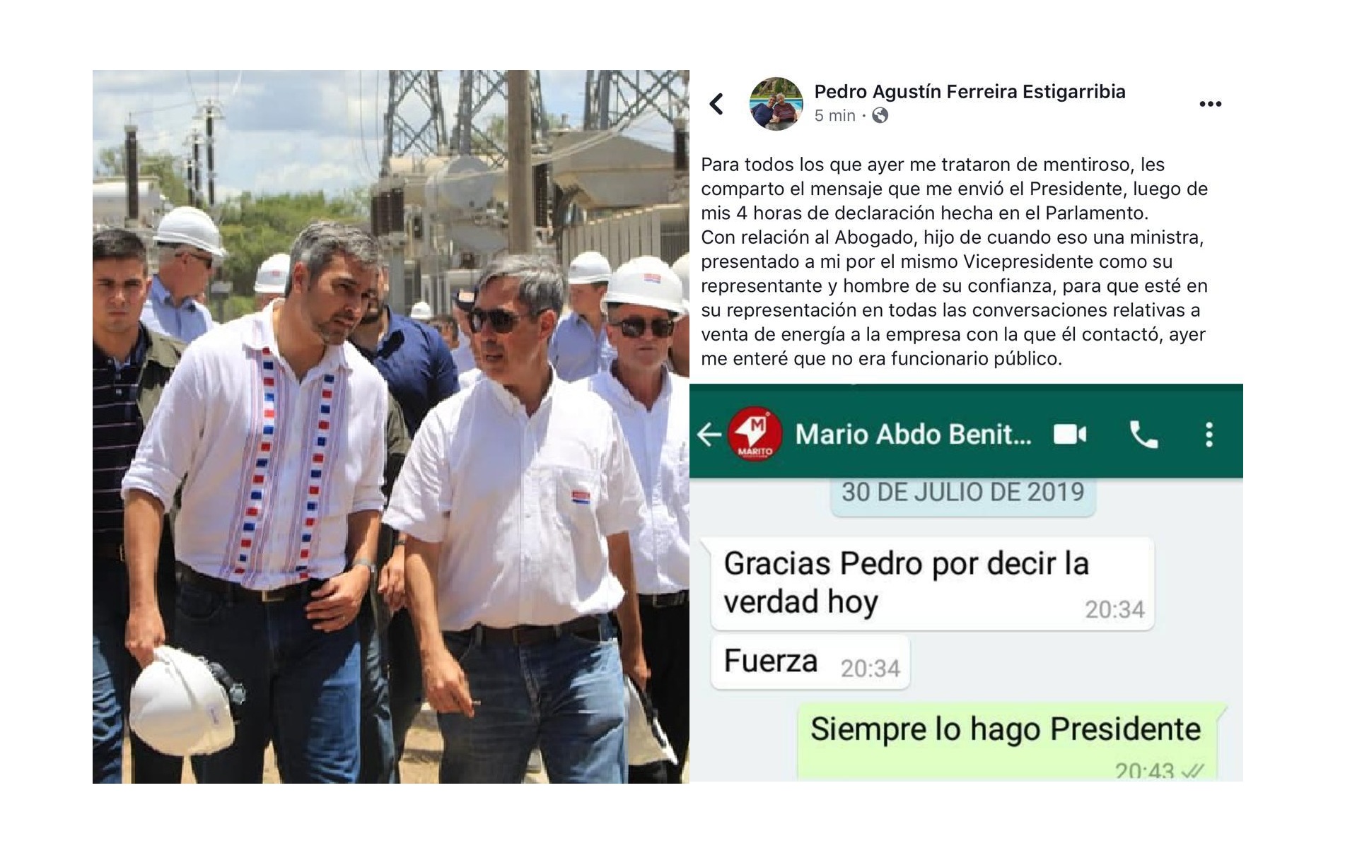Ferreira realiza su descargo y asegura: “Joselo” Rodríguez era representante de Hugo Velázquez