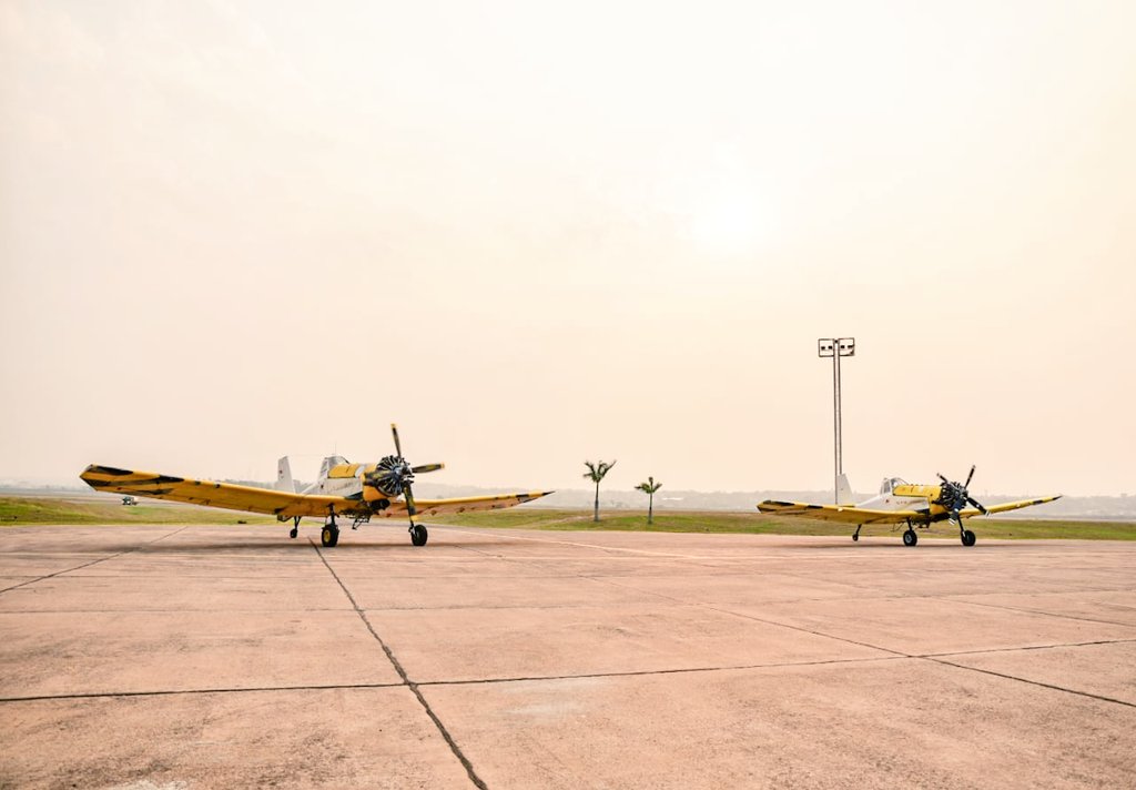 Se suman dos avionetas hidrantes para combatir incendios en el Norte
