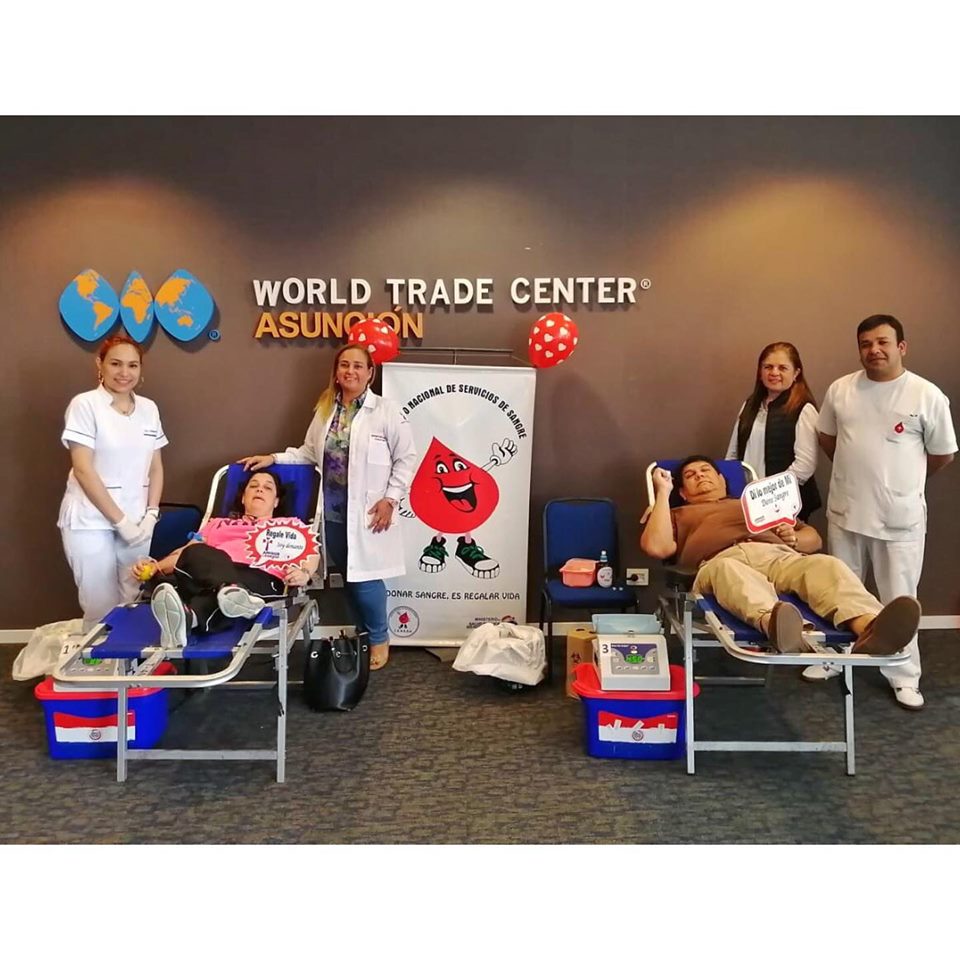 Jornada de donación de sangre en el WTC