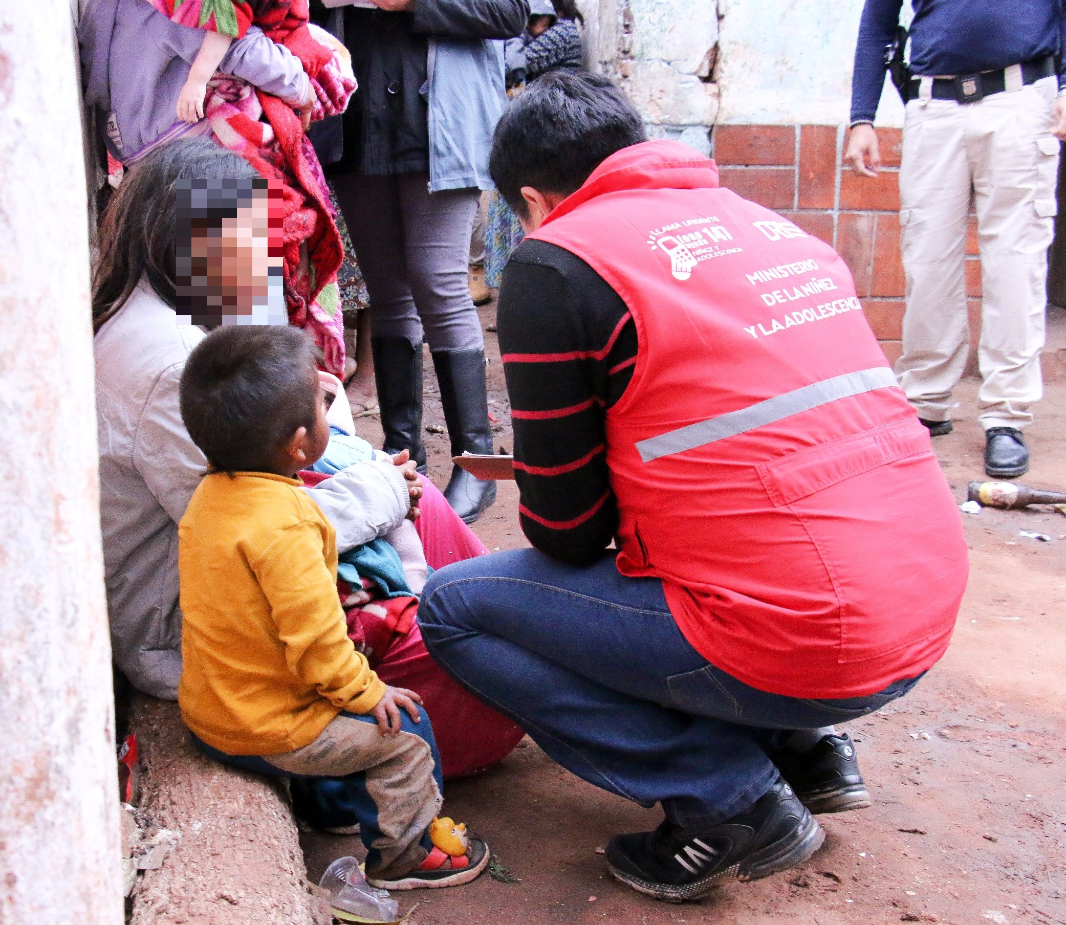 24 niños indígenas fueron rescatados de la zona de la Terminal de Asunción