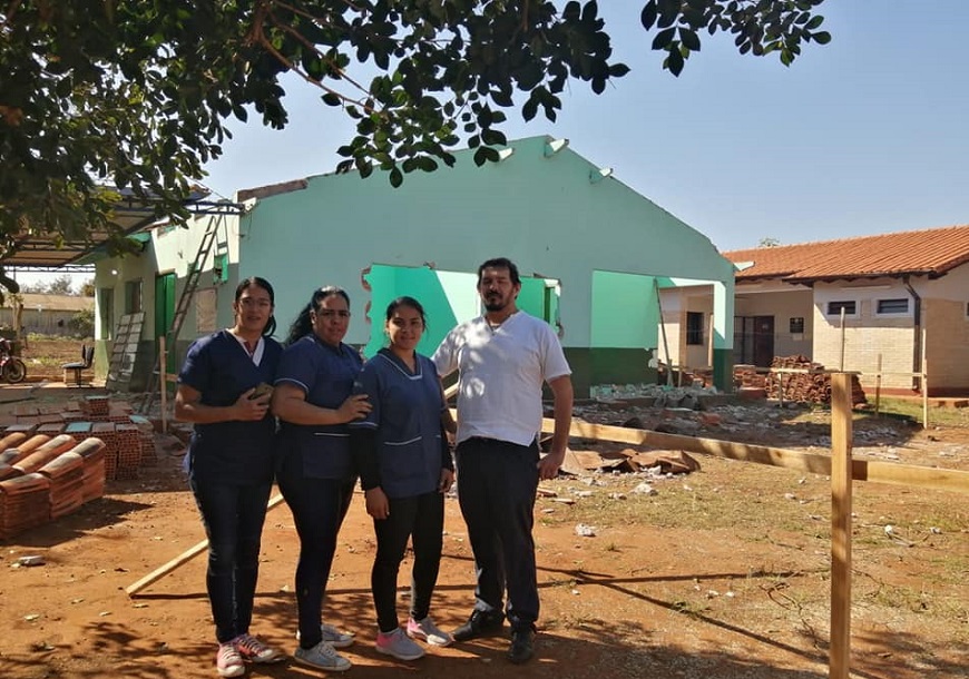 Avanzan obras de ampliación y refacción de Unidades de Salud Familiar en Alto Paraná