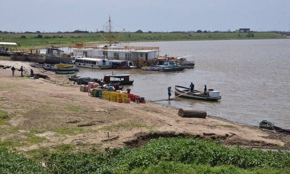 Preocupa navegabilidad sobre río Paraguay por falta de lluvias