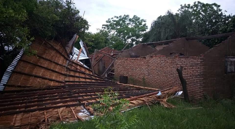 Tormentas provocaron serios daños y damnificados en sur de Ñeembucú