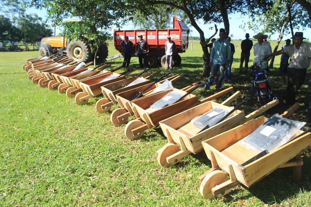 Oleros de Ñeembucú pidieron las carretillas de madera