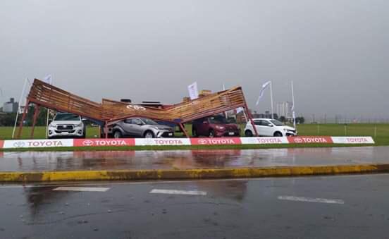 Temporal causa millonarios destrozos en Encarnación