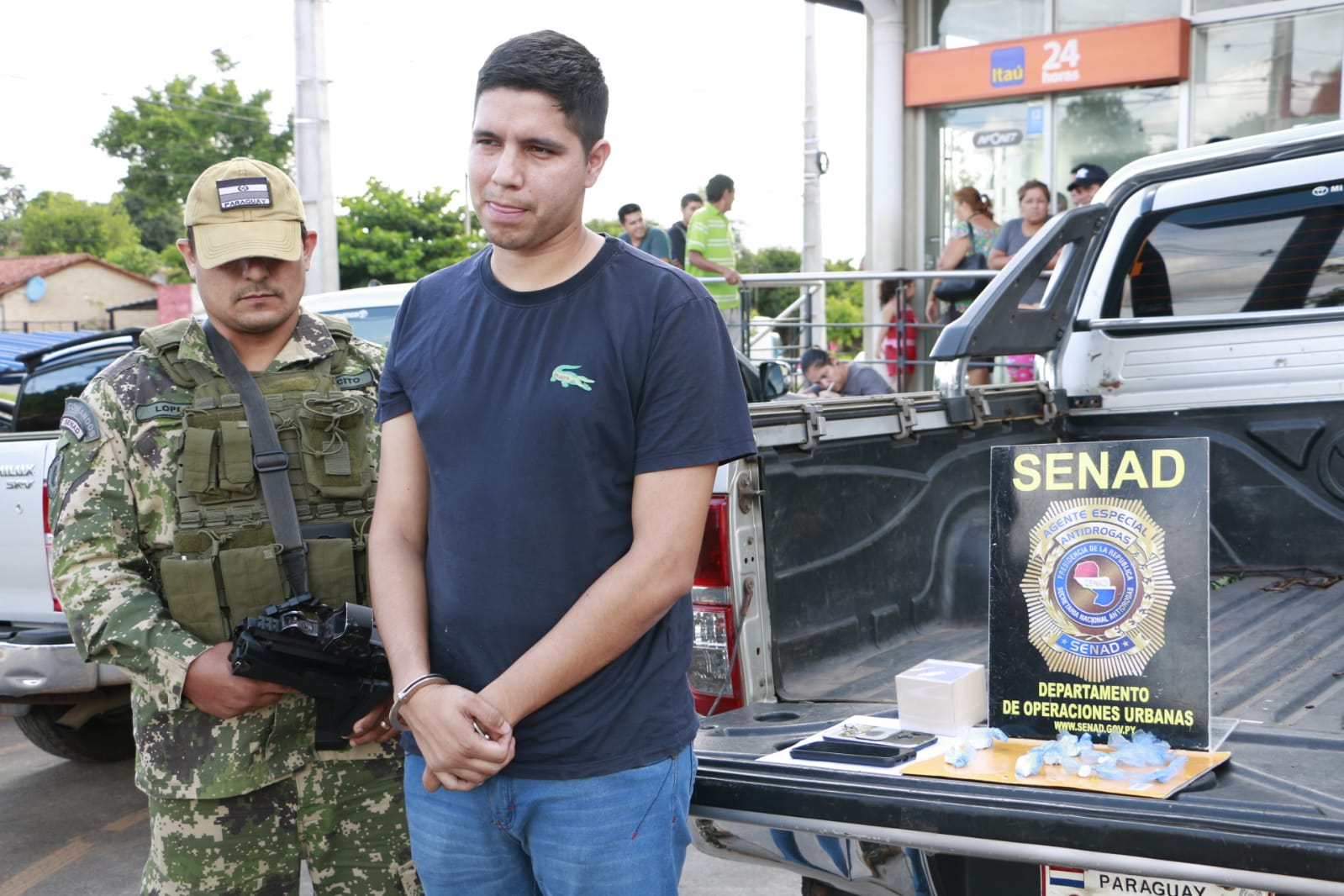 Cayó precandidato a concejal de Luque por posesión de cocaína