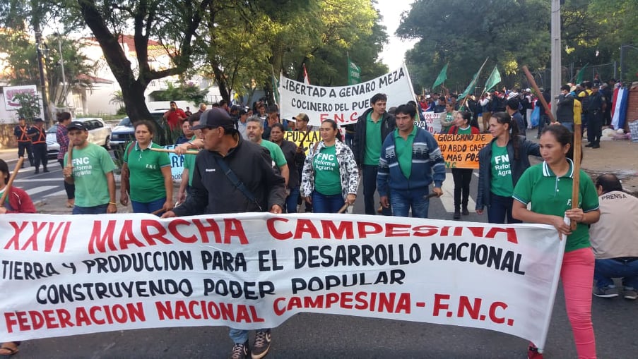Federación Nacional Campesina lanza 27ª marcha