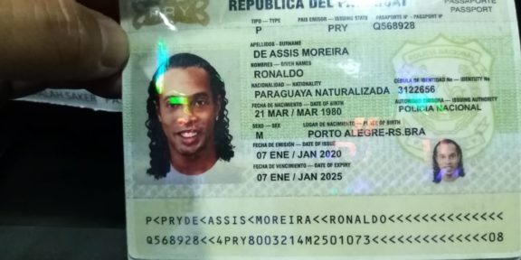 pasaporte ronaldinho
