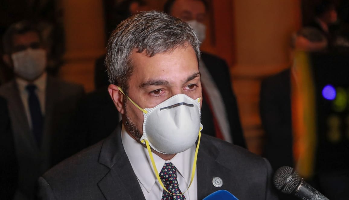 Mario Abdo anuncia vuelta de restricciones por pandemia de coronavirus