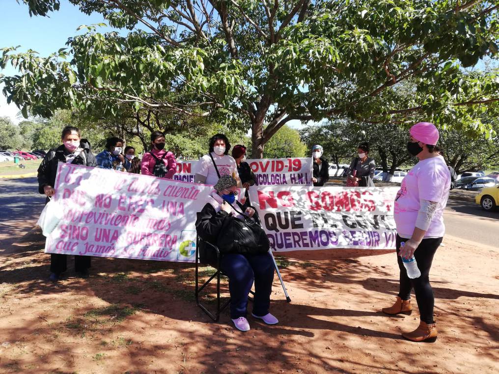 Pacientes oncológicos reclaman espacio en el Hospital de Itaugua y denuncian no recibir atención integral