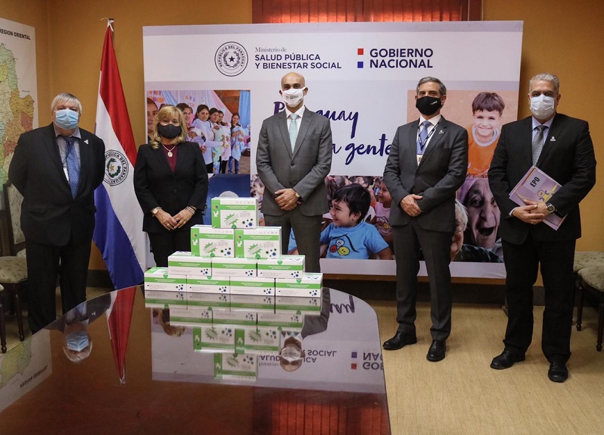 Laboratorios Lasca entregó a Salud Pública 20 mil kits de muestras de COVID-19