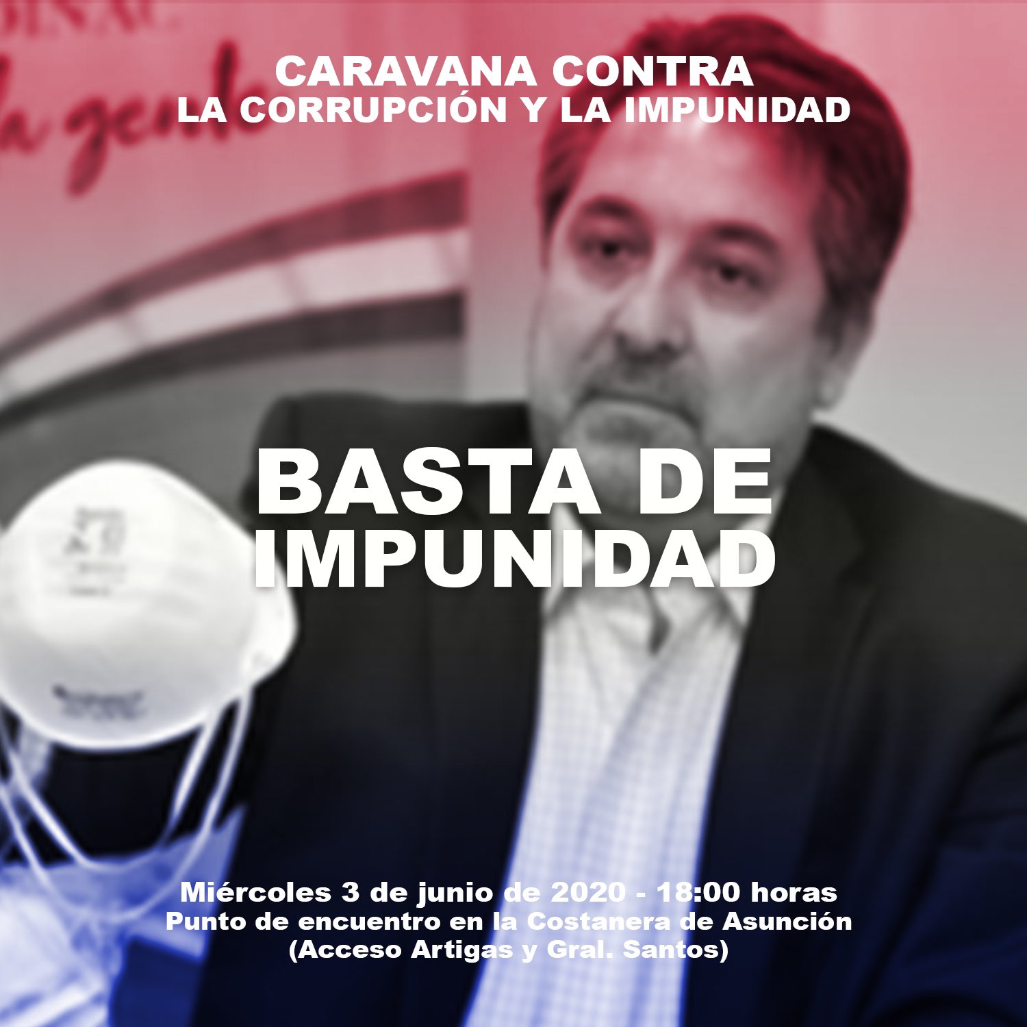 Se prevé masiva concurrencia en “Caravana contra la Corrupción e Impunidad”