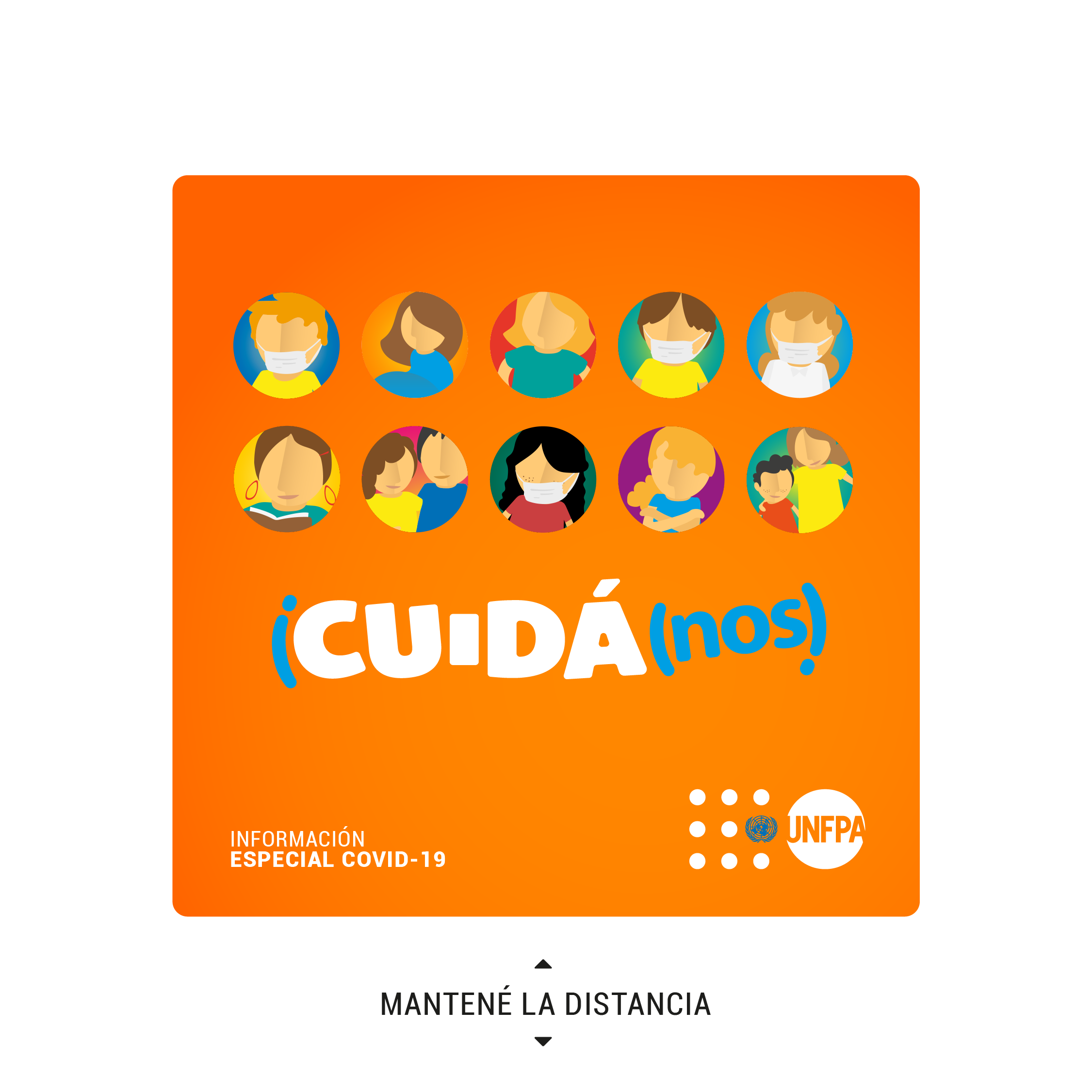 #CUIDÁnos: una campaña para promover el cuidado de la salud durante la pandemia