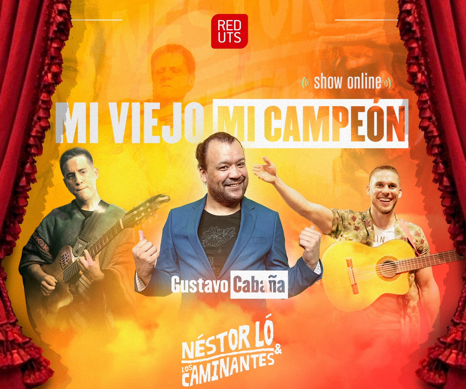 Los Caminantes y Gustavo Cabaña estrenarán show virtual por el Día del Padre