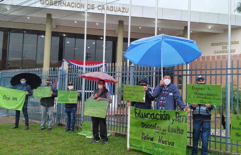 OTEP-SN Caaguazú exige condiciones para que educación llege a todos